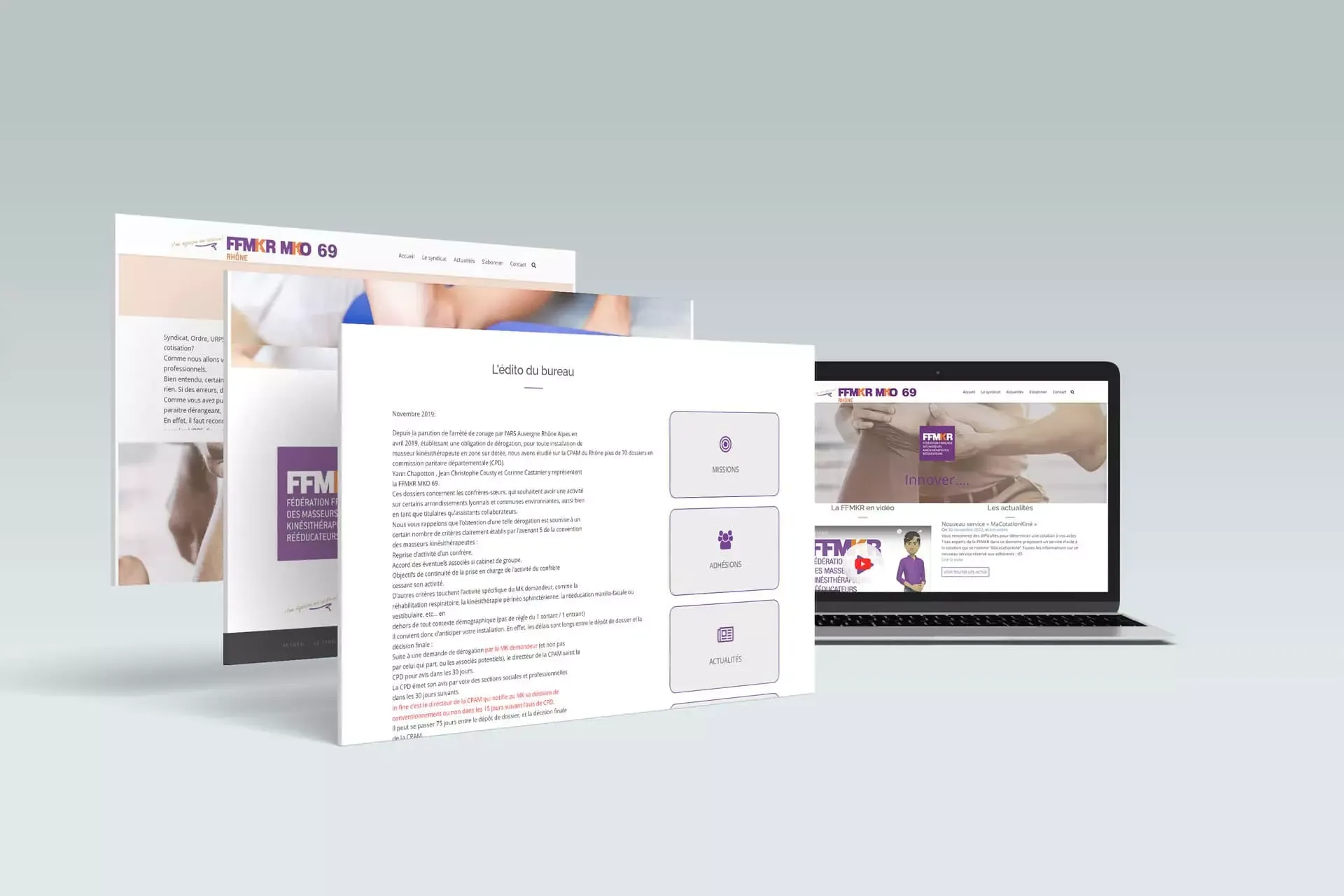 FFMKR 69 – Fédération Française des masseurs kinésithérapeutes rééducateurs
