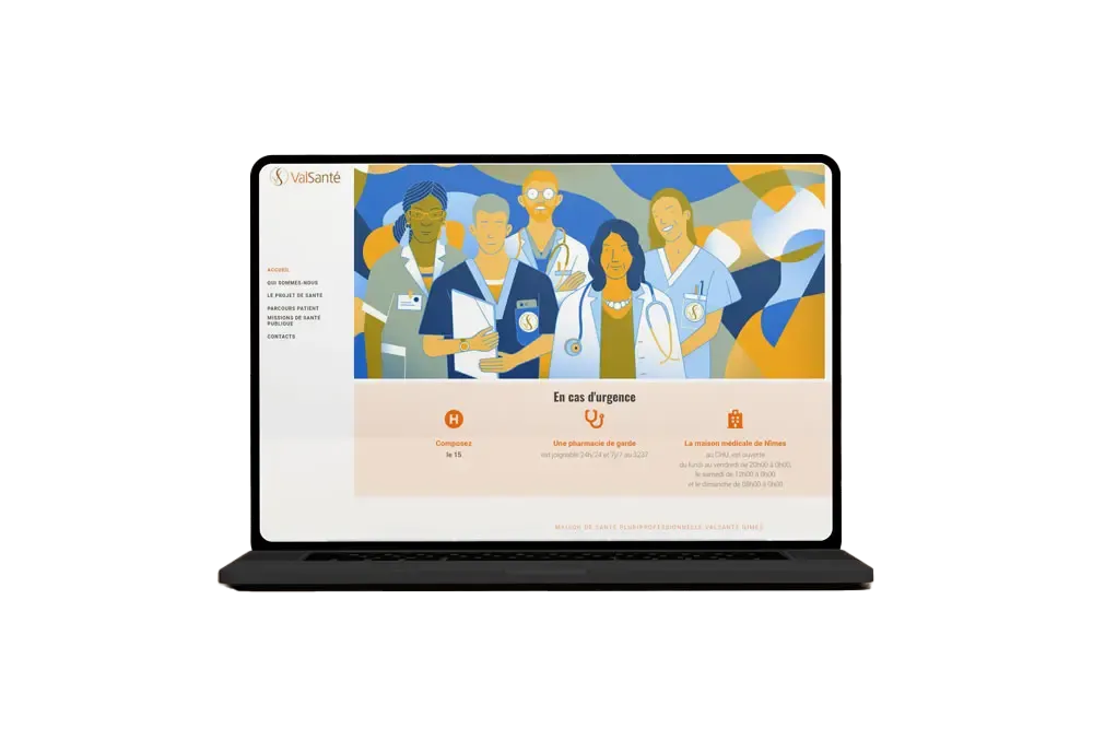 site web maison médicale