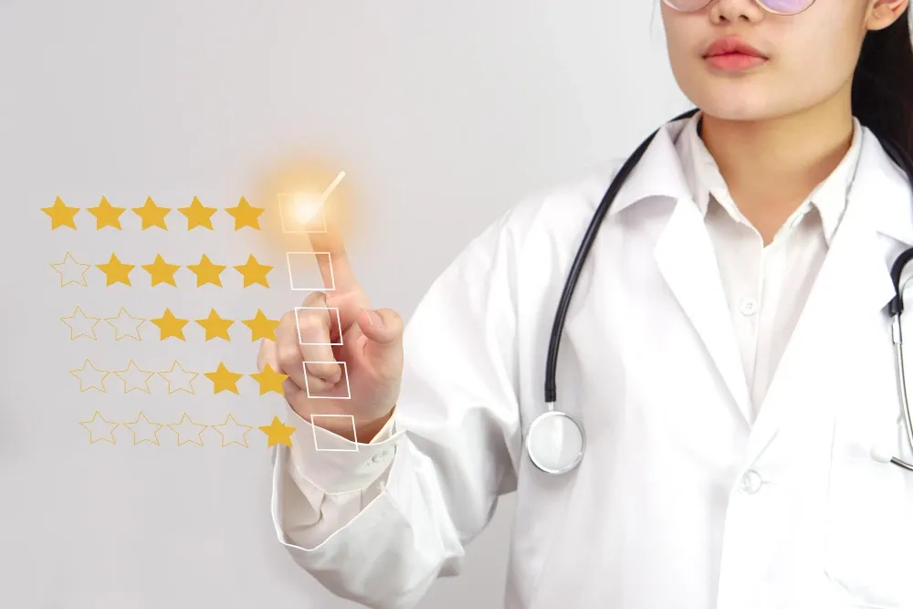 fiche d’établissement Google professionnel de santé